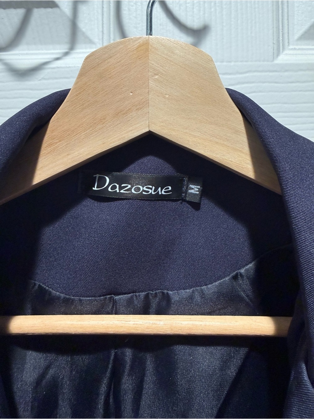 Dazzle Navy Women's Blazer Jacket - Picture 2 of 3